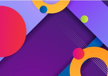 Sunum tasarımı için modern renkli soyut arkaplan