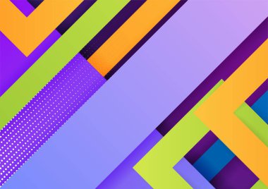 Sunum tasarımı için modern renkli soyut arkaplan