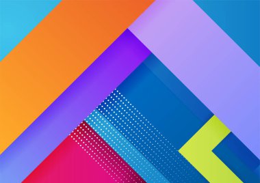 Sunum tasarımı için modern renkli soyut arkaplan