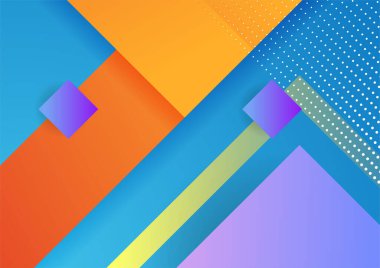 Sunum tasarımı için modern renkli soyut arkaplan