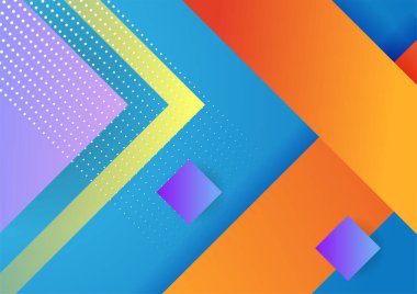 Sunum tasarımı için modern renkli soyut arkaplan