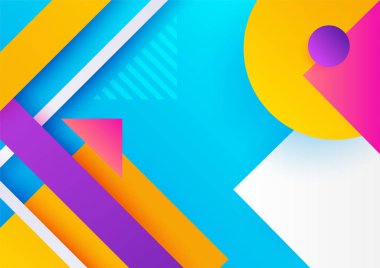 Poster, broşür, kart ya da broşür için modern parlak vektör renkli arka plan. Soyut renkli arkaplan dokusu