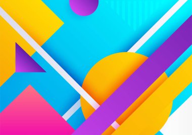 Poster, broşür, kart ya da broşür için modern parlak vektör renkli arka plan. Soyut renkli arkaplan dokusu