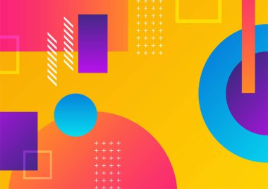 Poster, broşür, kart ya da broşür için modern parlak vektör renkli arka plan. Soyut renkli arkaplan dokusu