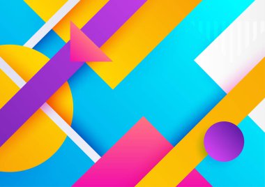 Poster, broşür, kart ya da broşür için modern parlak vektör renkli arka plan. Soyut renkli arkaplan dokusu