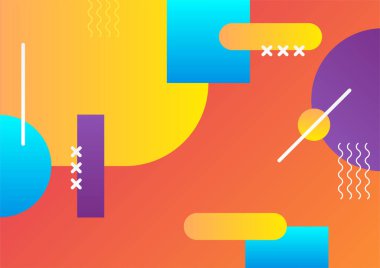 Poster, broşür, kart ya da broşür için modern parlak vektör renkli arka plan. Soyut renkli arkaplan dokusu