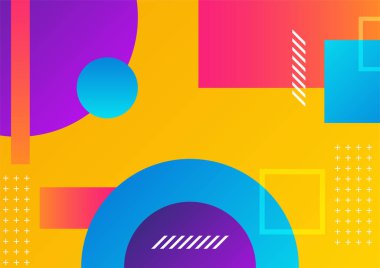 Poster, broşür, kart ya da broşür için modern parlak vektör renkli arka plan. Soyut renkli arkaplan dokusu