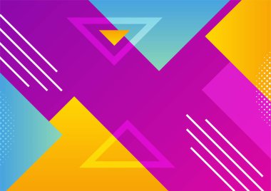 Poster, broşür, kart ya da broşür için modern parlak vektör renkli arka plan. Soyut renkli arkaplan dokusu