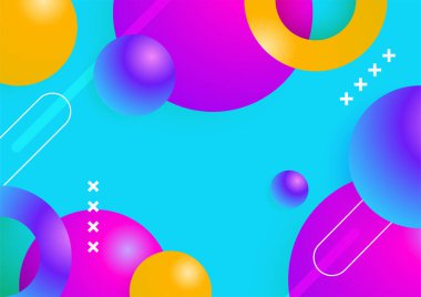 soyut renkli teknoloji iletişim konsepti vektör arkaplanı