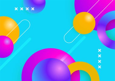 soyut renkli teknoloji iletişim konsepti vektör arkaplanı