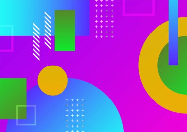 soyut renkli teknoloji iletişim konsepti vektör arkaplanı