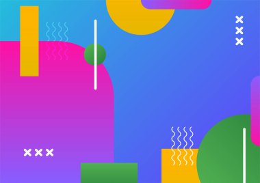 soyut renkli teknoloji iletişim konsepti vektör arkaplanı