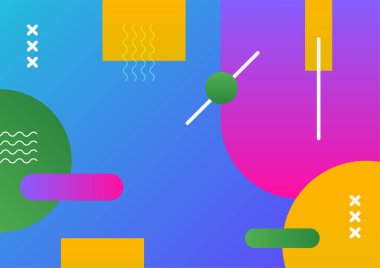 soyut renkli teknoloji iletişim konsepti vektör arkaplanı