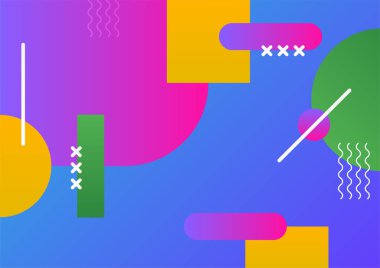 soyut renkli teknoloji iletişim konsepti vektör arkaplanı