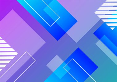 Modern renkli mavi kırmızı üç boyutlu soyut sunum arkaplanı