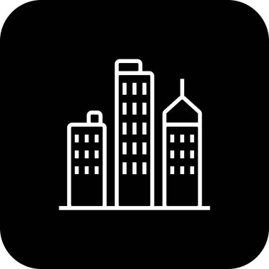 İş dünyası simgesi, siyah doldurulmuş çizgi tarzı. İş, sembol, set, ağ, iletişim, yönetim, insanlar. Vektör illüstrasyonu