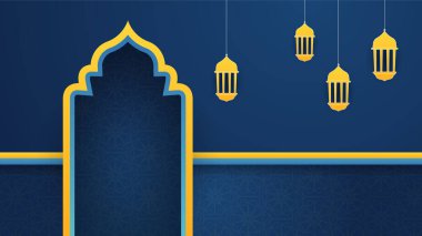 Arap süsleme desenli ve lüks mandala fener dekoratifli İslam ramazanı arkaplanı. İslam tebrik kartı, bayram şablonu, hac, davetiye, kutlama, prim çerçevesi ve cami için tasarlandı.
