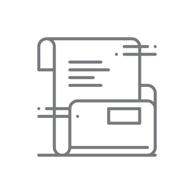 Siyah özet biçimli Veri İşletmeleri simgesi. bilgi, bilgisayar, set, veritabanı, depolama, belge, bulut. Vektör illüstrasyonu