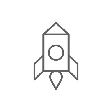 Siyahi taslak tarzıyla Business Ininessicon 'a başla. Roket, konsept, geliştirme, yenilik, uzay gemisi, çözüm, takım çalışması. Vektör illüstrasyonu