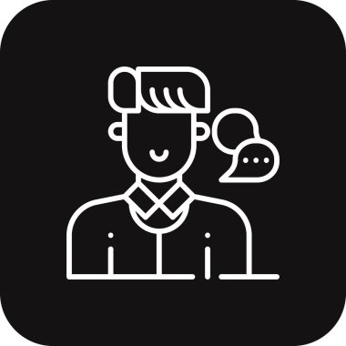 İletişim Ekibi çalışma simgesi, siyah doldurulmuş çizgi tarzı. Sohbet, iletişim, telefon, takım, sohbet, destek, bilgi. Vektör illüstrasyonu