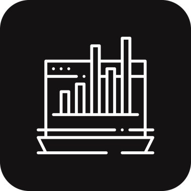 Büyüme Çizelgesi Takım çalışma simgesi siyah doldurulmuş çizgi tarzı. Büyüme, gelişme, başarı, grafik, ok, diyagram. Vektör illüstrasyonu