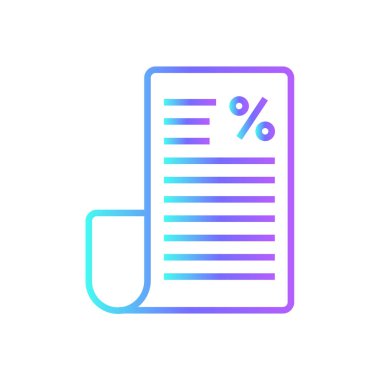 Mavi duoton stili pazarlama ikonu. medya, satış, konsept, indirim, ticaret, dükkan, duyuru. Vektör illüstrasyonu