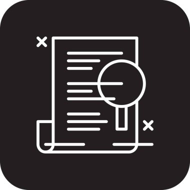 Araştırma Pazarlama insanları simgesi, siyah doldurulmuş çizgi tarzı. analiz, iş, teknoloji, arama, veri, bilgi, hizmet. Vektör illüstrasyonu