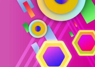 Dinamik efektli soyut arkaplan. Modern model. Tasarım için vektör illüstrasyonu.