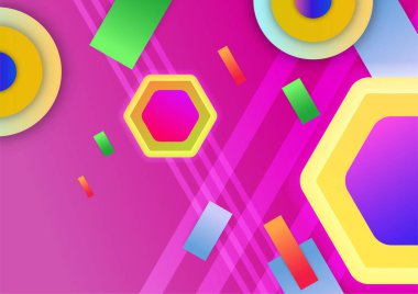 Dinamik efektli soyut arkaplan. Modern model. Tasarım için vektör illüstrasyonu.