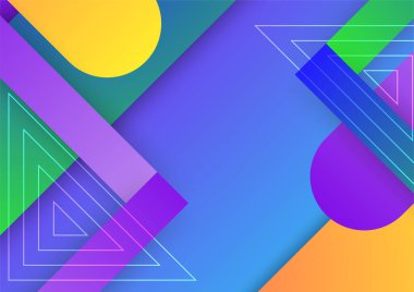 Dinamik efektli soyut arkaplan. Modern model. Tasarım için vektör illüstrasyonu.