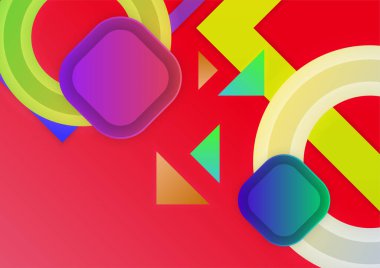 Dinamik efektli soyut arkaplan. Modern model. Tasarım için vektör illüstrasyonu.