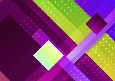 Soyut modern arkaplan gradyan rengi. Geometrik şekilli yeşil pembe turuncu ve mavi gradyan..