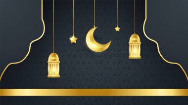 Islamic ramadan background with Arabic ornament pattern and luxury mandala lantern decorative. Designed for islam greeting card, eid template, hajj, invitation, celebration, premium frame, and mosque clipart