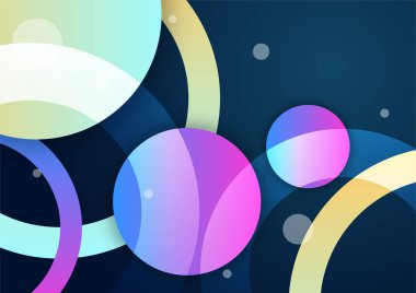 Soyut modern arkaplan gradyan rengi. Geometrik şekilli yeşil pembe turuncu ve mavi gradyan..