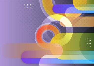 Soyut modern arkaplan gradyan rengi. Geometrik şekilli yeşil pembe turuncu ve mavi gradyan..