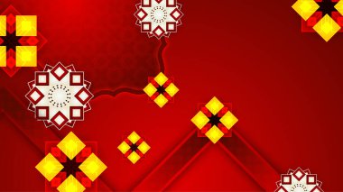 Arap süsleme desenli ve lüks mandala fener dekoratifli İslam ramazanı arkaplanı. İslam tebrik kartı, bayram şablonu, hac, davetiye, kutlama, prim çerçevesi ve cami için tasarlandı.