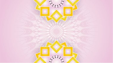 Arap süsleme desenli ve lüks mandala fener dekoratifli İslam ramazanı arkaplanı. İslam tebrik kartı, bayram şablonu, hac, davetiye, kutlama, prim çerçevesi ve cami için tasarlandı.