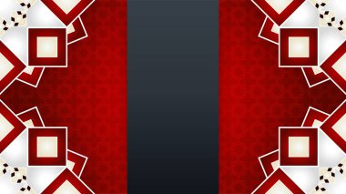 Arap süsleme desenli ve lüks mandala fener dekoratifli İslam ramazanı arkaplanı. İslam tebrik kartı, bayram şablonu, hac, davetiye, kutlama, prim çerçevesi ve cami için tasarlandı.