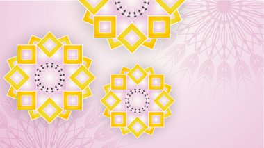 Arap süsleme desenli ve lüks mandala fener dekoratifli İslam ramazanı arkaplanı. İslam tebrik kartı, bayram şablonu, hac, davetiye, kutlama, prim çerçevesi ve cami için tasarlandı.