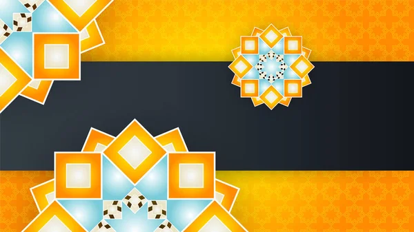 Arap süsleme desenli ve lüks mandala fener dekoratifli İslam ramazanı arkaplanı. İslam tebrik kartı, bayram şablonu, hac, davetiye, kutlama, prim çerçevesi ve cami için tasarlandı.