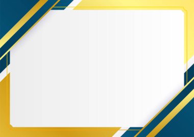 Modern sunum mavi soyut arkaplan vektörü