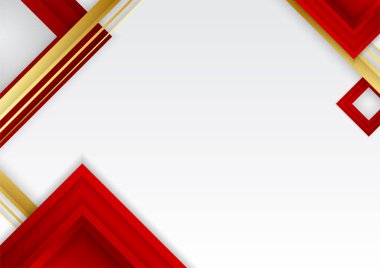 Kırmızı soyut arka plan. Sunum tasarımı için vektör illüstrasyonu, ağ başlığı, teknoloji afişi