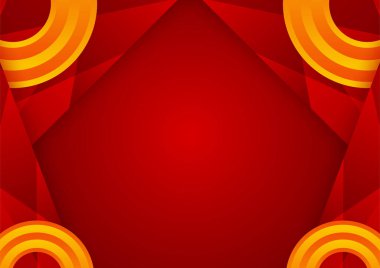 Kırmızı soyut arka plan. Sunum tasarımı için vektör illüstrasyonu, ağ başlığı, teknoloji afişi