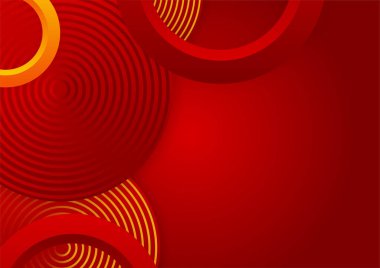 Kırmızı soyut arka plan. Sunum tasarımı için vektör illüstrasyonu, ağ başlığı, teknoloji afişi