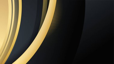 siyah ve altın soyut arkaplan