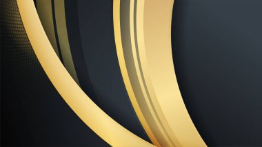 siyah ve altın soyut arkaplan