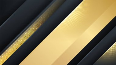 siyah ve altın soyut arkaplan