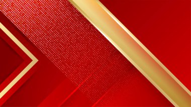 Kırmızı ve altın arka plan