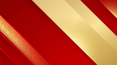 Kırmızı ve altın arka plan