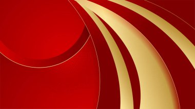 Kırmızı ve altın arka plan